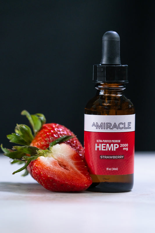 Hemp Oil 2000 mg Strawberry Flavor